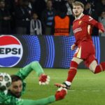 Harvey Elliott noquea al PSG y da ventaja al Liverpool