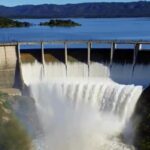 Espectaculares imágenes del embalse de Melonares, en Sevilla, tras la llegada de la borrasca ‘Martinho’