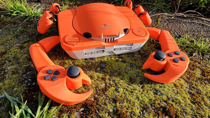 ¿PS1 ha evolucionado? Descubren una PlayStacean, la videoconsola que ha mutado en crustáceo