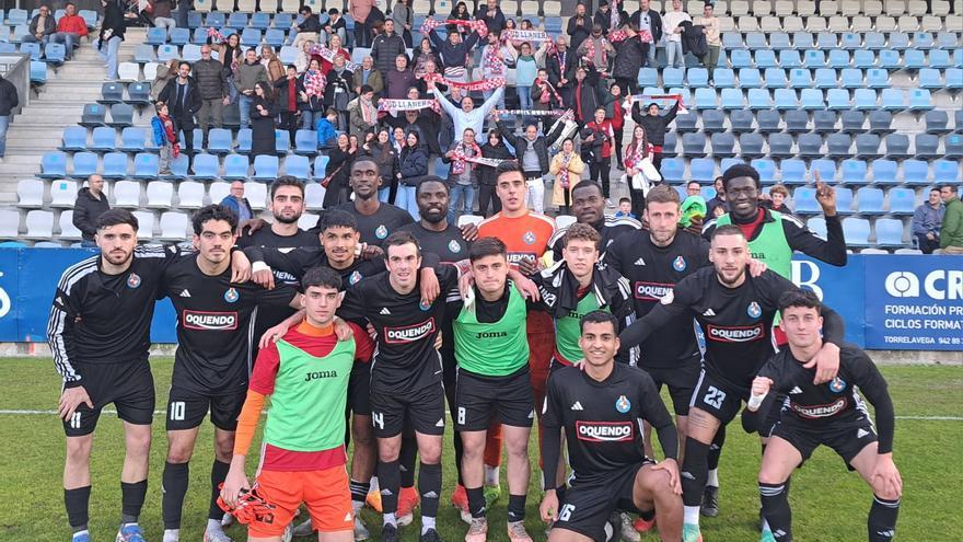 El entrenador del Llanera, tras empatar en el campo de la Gimnástica de Torrelavega: «Se nos ha aparecido la Virgen»