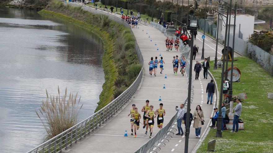El duatlón activa el sector servicios no solo en Avilés «sino en toda la comarca»