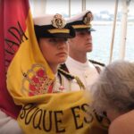 El «reencuentro» de la asturiana que juró bandera ante la Princesa de Asturias en Montevideo