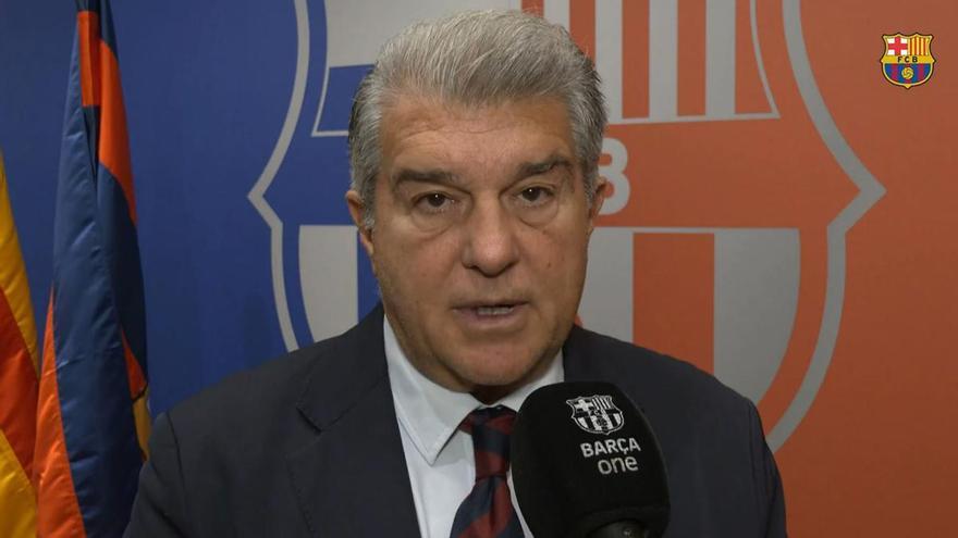 Laporta: «Estamos en estado de ‘shock»