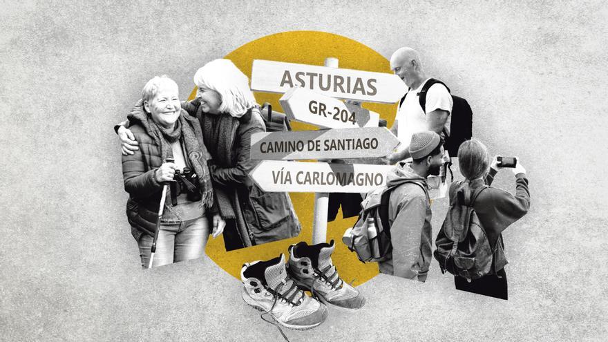En Asturias confluye el senderismo europeo