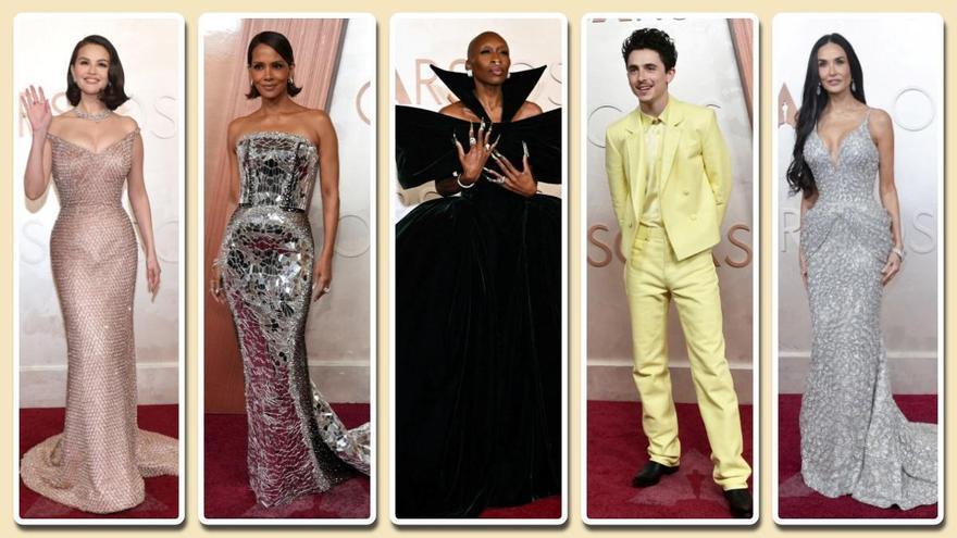 Cynthia Erivo, Demi Moore y Timothée Chalamet: Mejores y peores ‘looks’ de la alfombra roja de los Oscar 2025