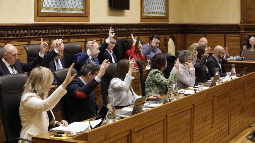 El Pleno del mes de marzo en Gijón, en imágenes