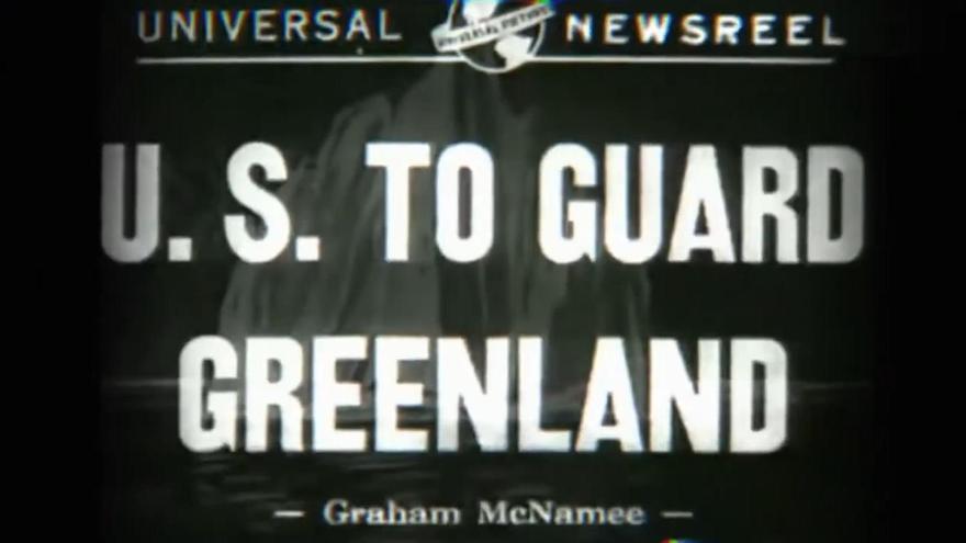Spot acerca de la ascedencia de EEUU sobre Groenlandia difundido por Donald Trump en redes sociales.