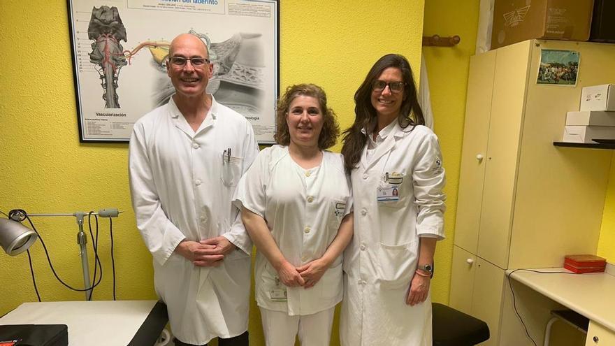 Novedoso equipamiento en el hospital de Cangas: un equipo para diagnosticar mejor casos de mareo o vértigo