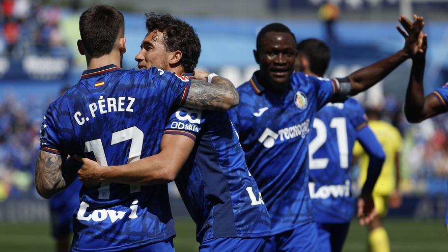 El 1-1 del Getafe en el Getafe 1-2 Villarreal de la jornada 29 de LaLiga EA Sports