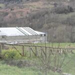 La obra de reparación de la cubierta del polideportivo de Arenas de Cabrales avanza sin descanso