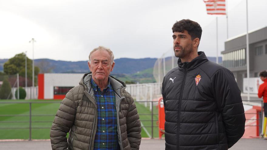 «Gerardina» en Mareo para el Sporting: así fue la visita del expreparador físico roijblanco a la plantilla en una semana clave