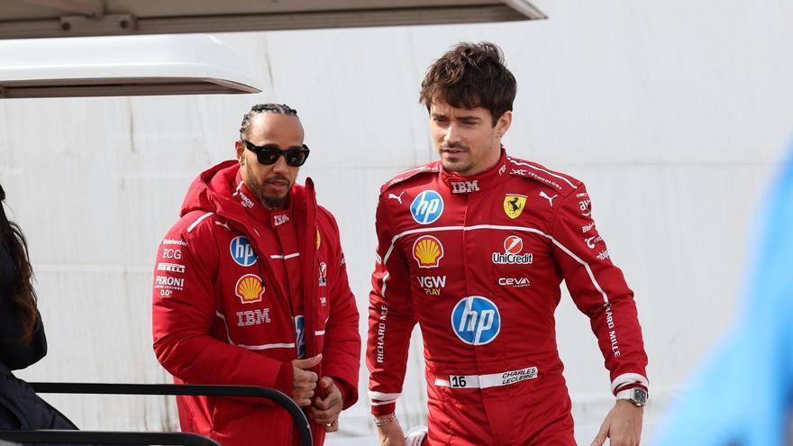 El bochorno de Ferrari: Doble descalificación para Leclerc y Hamilton