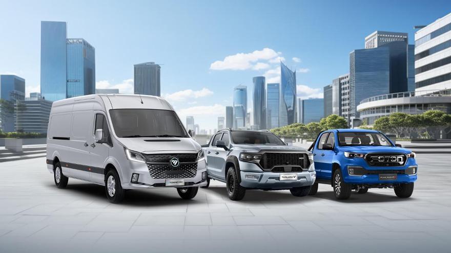Pick up y vehículos comerciales para el fabricante chino Foton