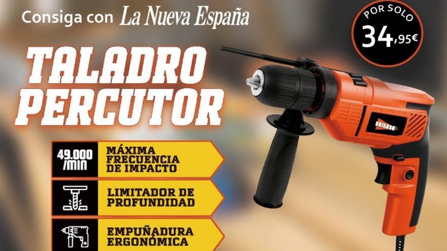 Con LA NUEVA ESPAÑA podrás conseguir este taladro percutor para realizar tu trabajo más cómodamente