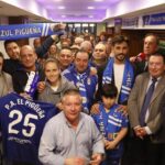 Gascona ya es azul: así fue la inauguración de una de las peñas más prometedoras del Oviedo