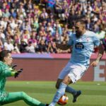 El 1-3 del Celta en el Barcelona 4-3 Celta de la jornada 32 de LaLiga EA Sports