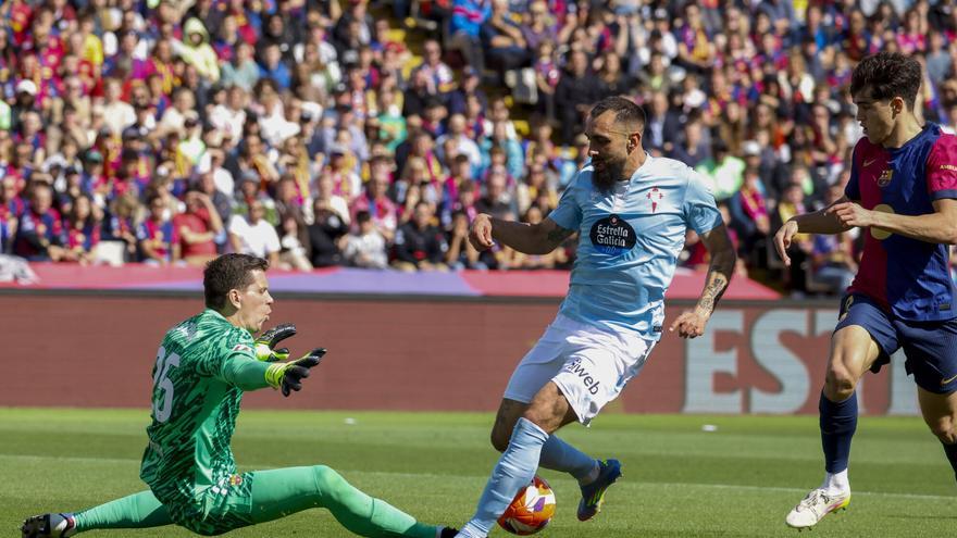 El 1-3 del Celta en el Barcelona 4-3 Celta de la jornada 32 de LaLiga EA Sports