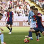 El 2-3 del Barcelona en el Barcelona 4-3 Celta de la jornada 32 de LaLiga EA Sports