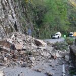 Corte total del corredor del Narcea por otro argayo: «Hubo suerte de que no pasó nada»