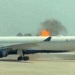 Ningún herido tras evacuar a 294 personas de un avión en llamas en el aeropuerto de Florida
