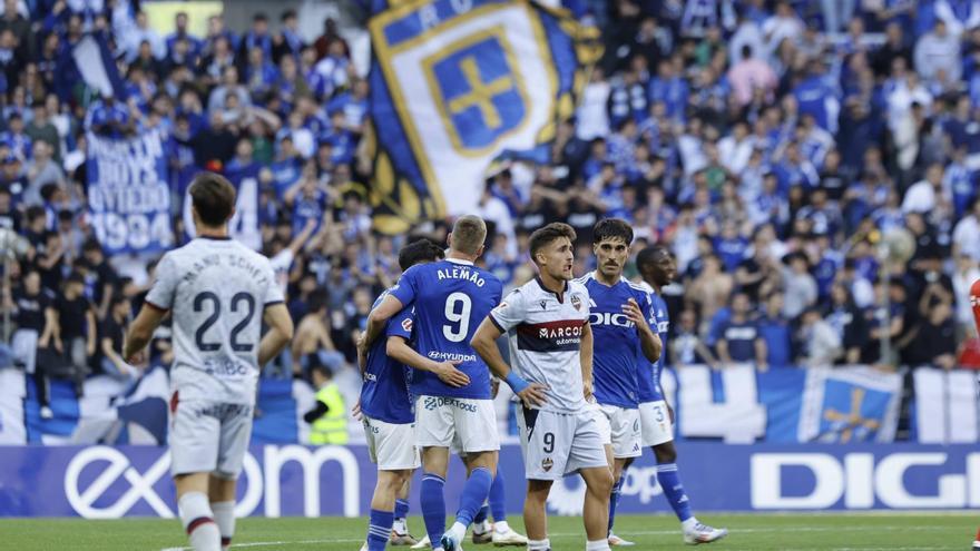 Rahim sobresale cuando más se necesitaba: estas son las calificaciones del Oviedo ante el Levante