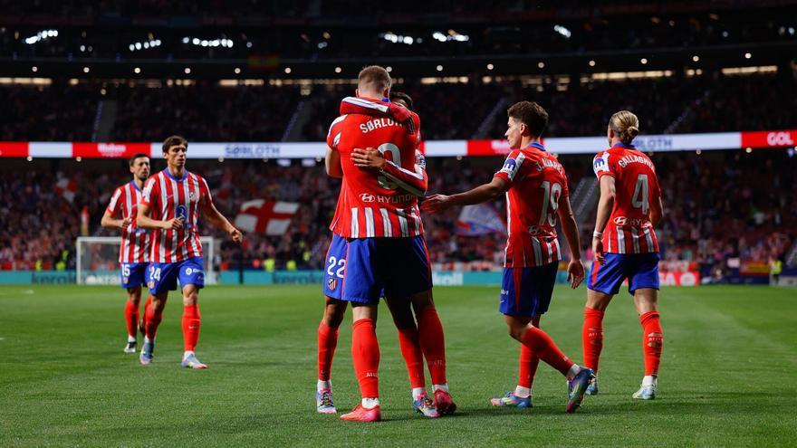 El Atlético se reconcilia consigo mismo goleando al Rayo