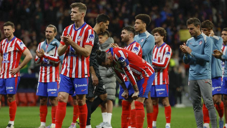 El Atlético asume su cruda realidad: sigue por debajo de Real Madrid y Barça pese a su mayúscula inversión