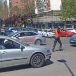 Felipe, el agente de movilidad de Madrid que salvó al Paseo de Extremadura del caos: «Me quedaré lo que haga falta»