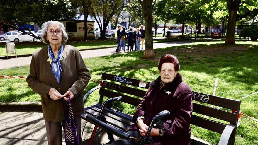 El parque Electra, en El Llano, a punto para su reforma (en imágenes)