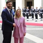 Meloni recibe en Roma al vicepresidente de EEUU, JD Vance