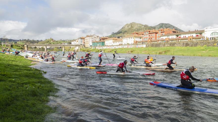 Más de 200 palistas participarán en el XI Descenso del Sella River SUP Race, este sábado