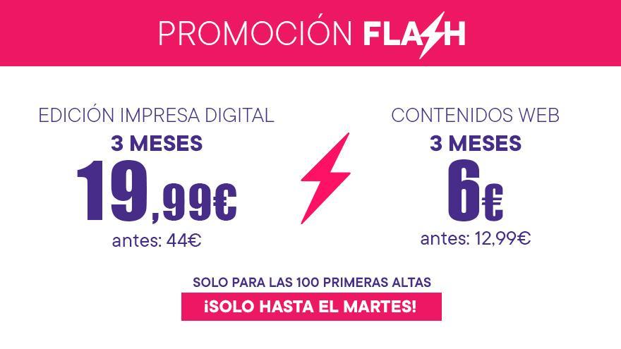 Date prisa y suscríbete ahora a LA NUEVA ESPAÑA para disfrutar de la mejor información con esta promoción flash