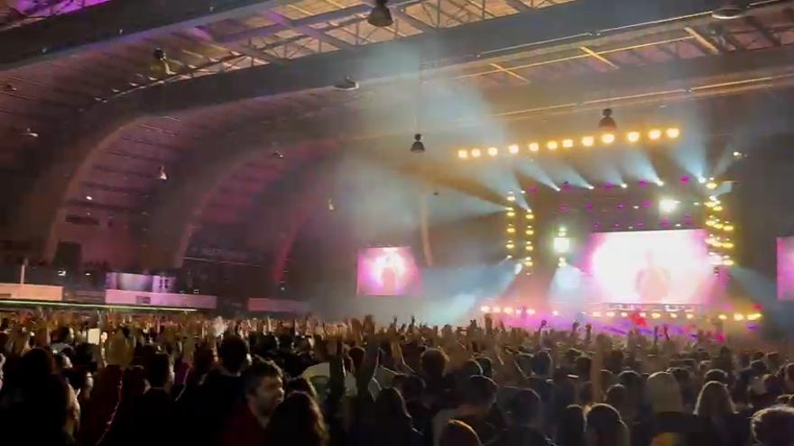 La Magdalena, llena por uno de los mayores conciertos que se recuerdan en Avilés