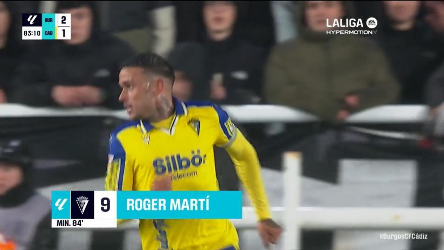 El 2-2 del Burgos en el Burgos 2-2 Cádiz de la jornada 36 de LaLiga Hypermotion
