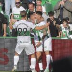 El 2-0 del Elche en el Elche 2-2 Albacete de la jornada 36 de LaLiga Hypermotion