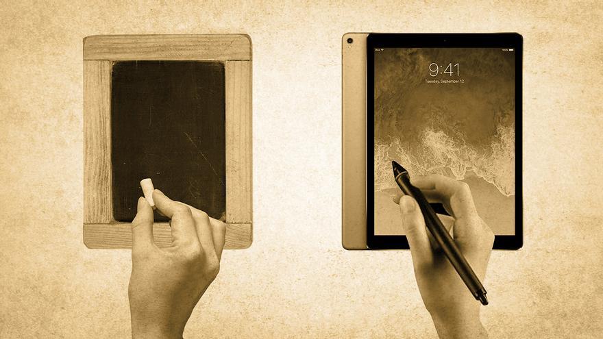 Tabletas a examen en los colegios asturianos: ni fuera de clase ni sobresaliente, los expertos piden «equilibrio»