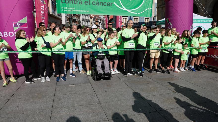 Marcha contra el cáncer en Avilés
