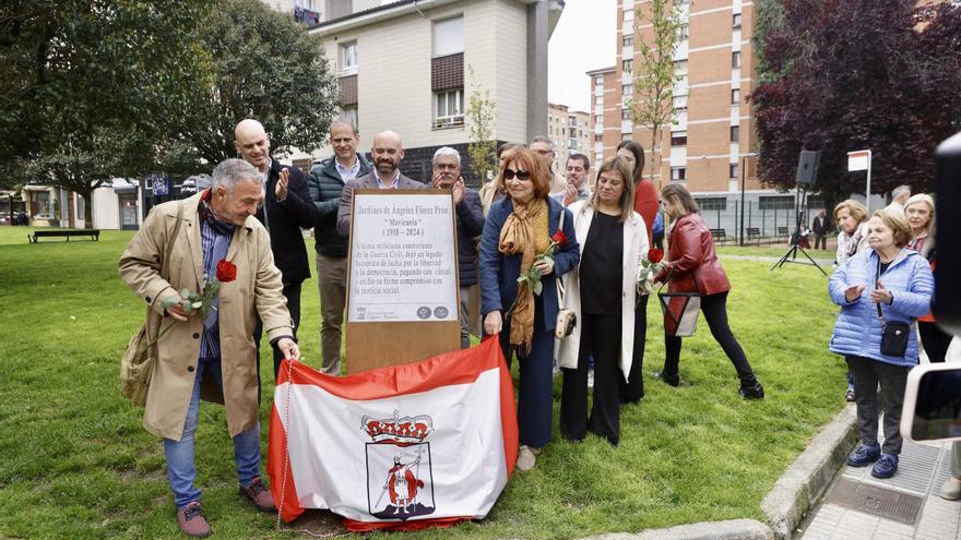 Maricuela ya tiene su parque en Gijón (en imágenes)
