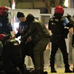 Seis detenidos en los incidentes tras el partido Athletic-Rangers