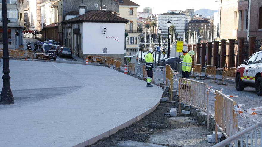 Cimavilla nota el «impulso» en las obras de la plataforma única: «Es un lujo para caminar»