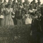 Fleming une Gijón y Londres a través de las fotografías: así es el álbum con las fotos de la visita de la viuda del científico a Gijón en 1955 por la inauguración de su busto