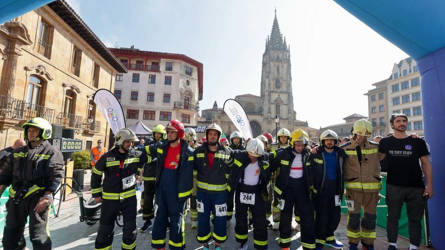 Emoción, reivindicación y solidaridad en el memorial por el bombero Eloy Palacio