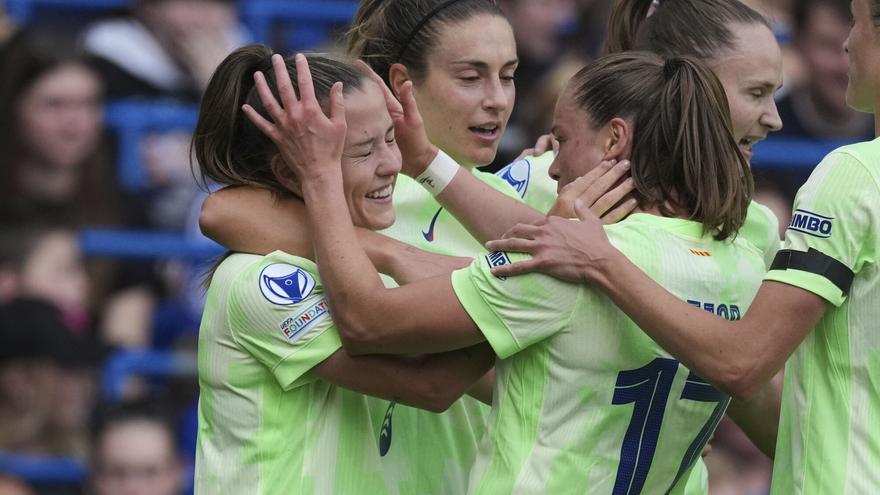 Un Barça feliz se clasifica para su quinta final de la Champions consecutiva (1-4)