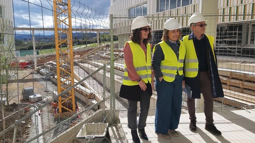 El final de la obra del instituto de La Corredoria se retrasa más de dos meses y tiene nueva fecha