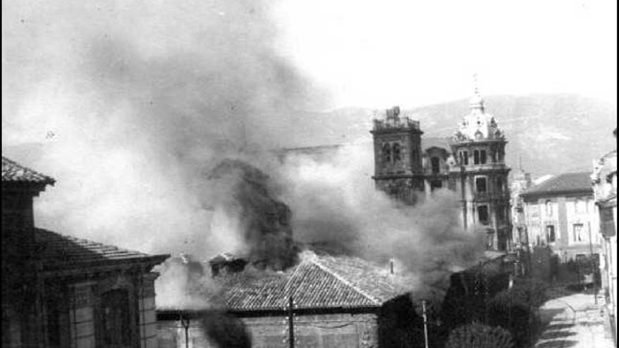 ¿Quién provocó el incendio de la Universidad de Oviedo el la revolución de Octubre del 34? Capítulo 2: El fuego