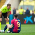 Lewandowski se lesiona: corre peligro su presencia en la final de Copa y ante el Inter