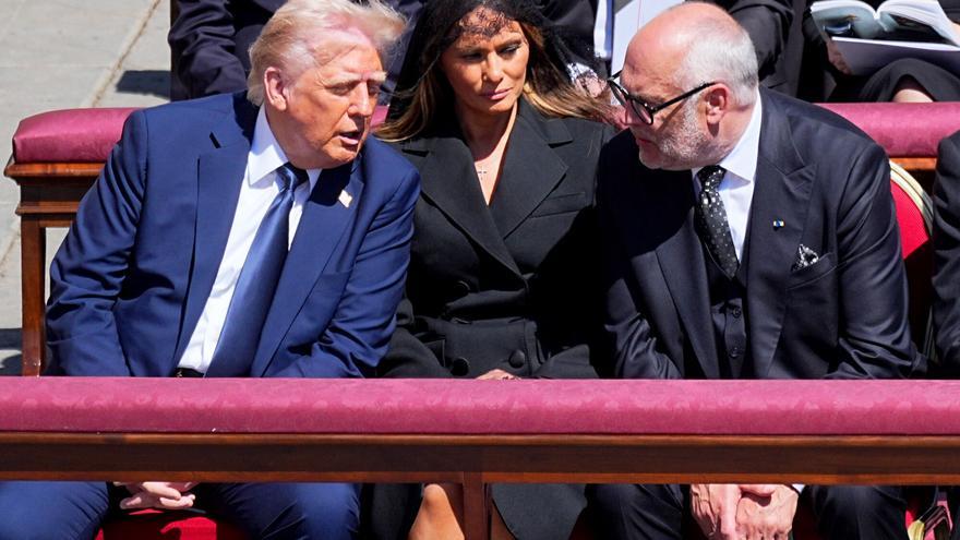 De Trump a Felipe VI: las imágenes de los invitados más destacados al funeral del papa Francisco