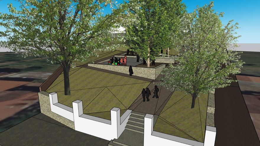 El colegio público Bernardo Gurdiel de Grado propone un parque infantil en el terreno escolar infrautilizado