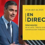 El presidente Pedro Sánchez clausura el acto ‘hacia una construcción industrializada’