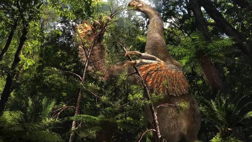 Descubren el fósil de un dinosaurio herbívoro con garras colosales y una anatomía nunca vista